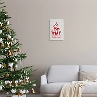 Stupell Industries Santa All Shapes & Sizes Christmas Phrase Wall Plaque Art