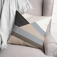 Abstract Geometric 18" x 18" Throw Pillow