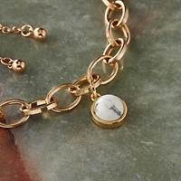 Round White Howlite Charm by Bead Landing™