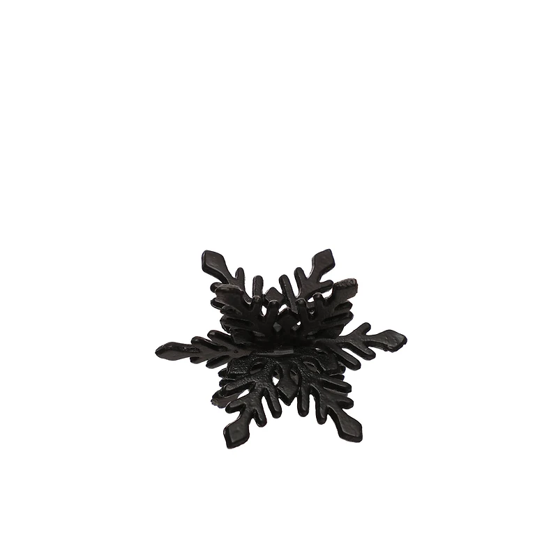 4" Black Snowflake Tabletop Décor by Ashland®