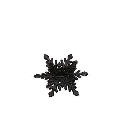 4" Black Snowflake Tabletop Décor by Ashland®