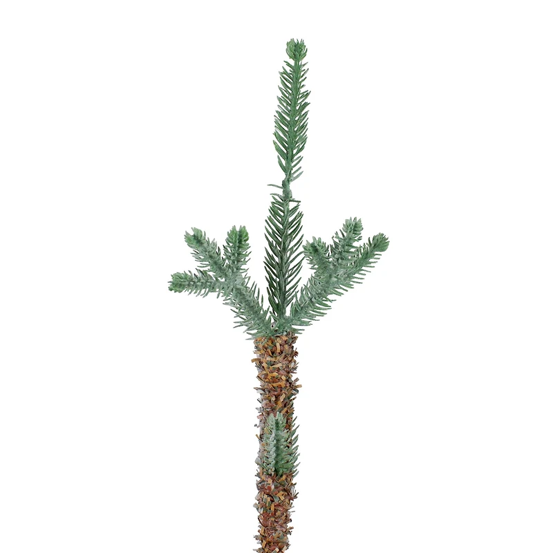 3ft. Unlit Snow-Covered Slim Pine Artificial Christmas Tree in Jute Base
