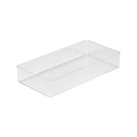 Simplify Medium Rectangular Clear Drawer Organizer