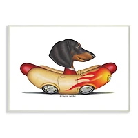 Stupell Industries Dachshund in Weenie Mobile Wall Plaque