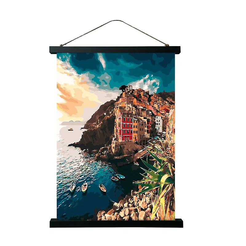 Black Wooden Magnetic Poster Hanger by Studio Décor