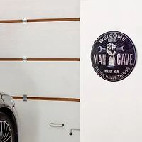 American Art Décor™ 15" Man Cave Dome Metal Sign