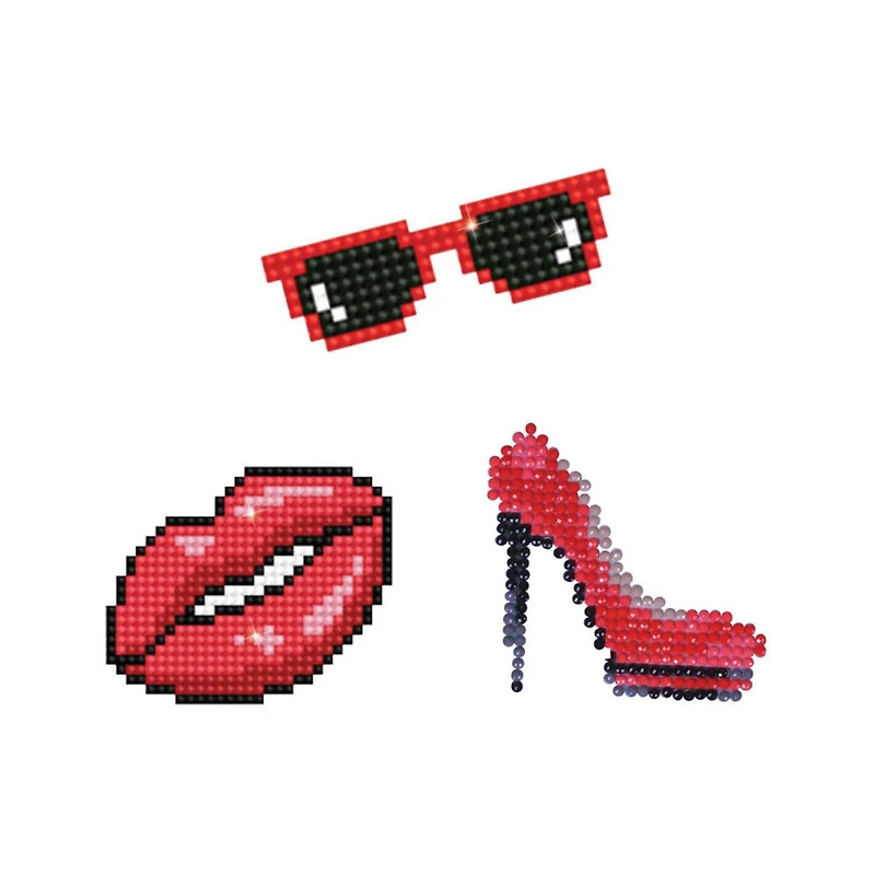 Diamond Dotz® Beginner Kiss DOTZIES Stickers Diamond Painting Artwork Kit