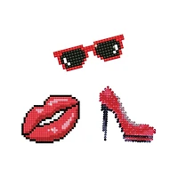 Diamond Dotz® Beginner Kiss DOTZIES Stickers Diamond Painting Artwork Kit