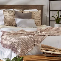 DII® Dusty Lilac Urban Check Throw