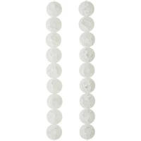 White Quartz Round Beads, 10mm by Bead Landing™