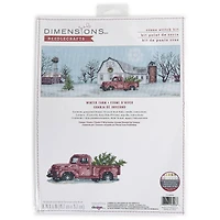 Dimensions® Winter Farm Counted Cross Stitch Kit