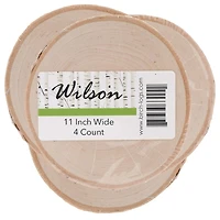 Wilson® Enterprises 11" Thick Birch Rounds, 4ct.