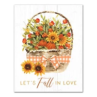 Let's Fall In Love Canvas Wall Art