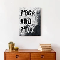 Rock And Roll Vibes 12" x 16" Canvas Wall Art