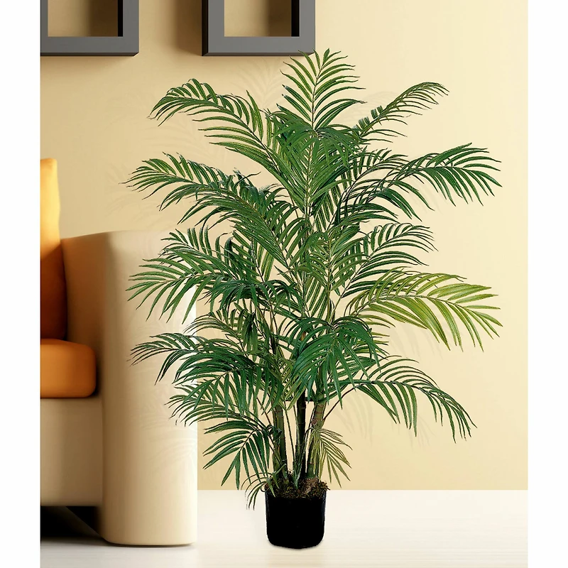 4ft. Potted Areca Silk Palm Tree