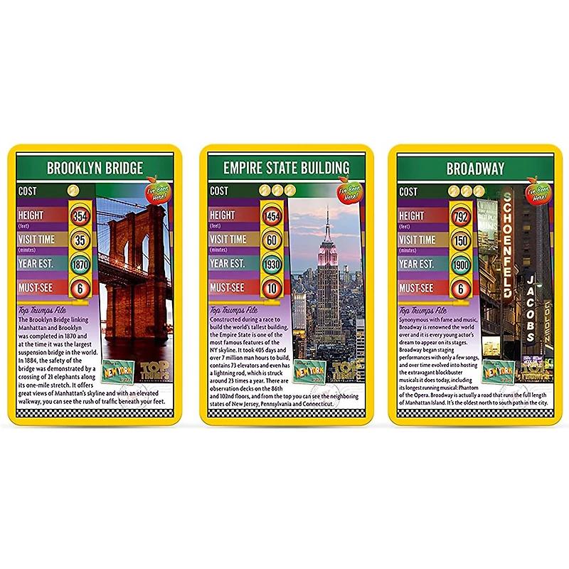 Top Trumps® USA Top Destinations Bundle