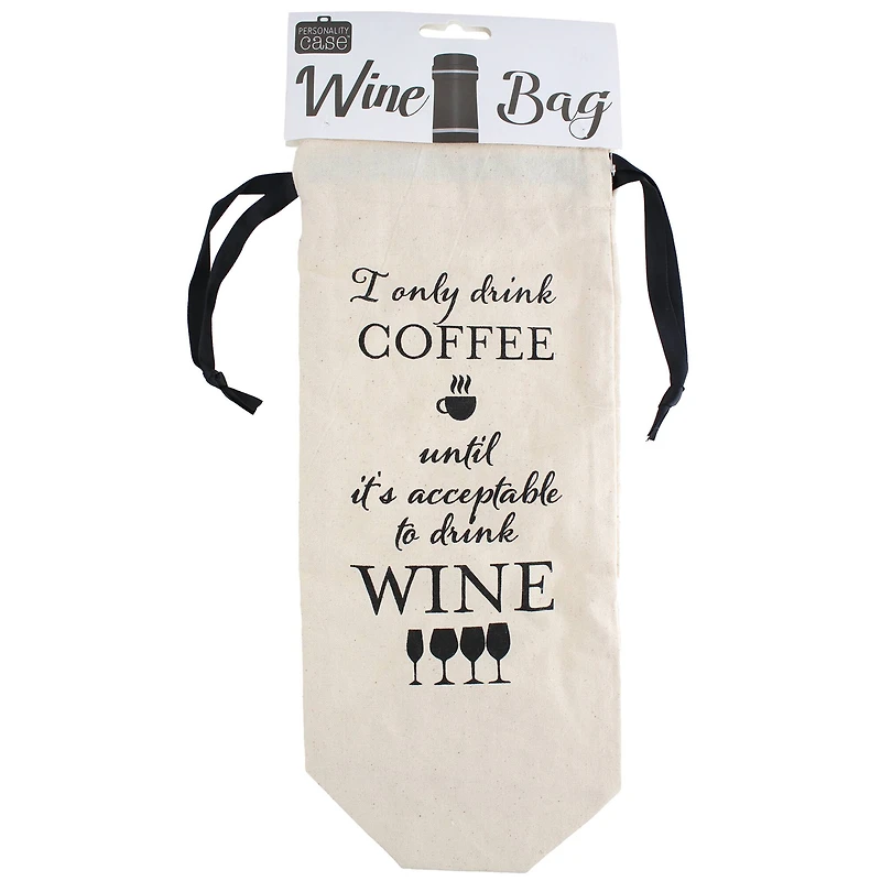 Personality Case™ Coffee Canvas Wine Bag