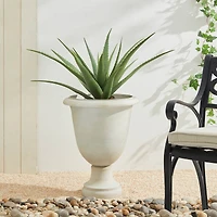 Glitzhome® 21.5" Eco-Friendly Oversized Faux Terrazzo Goblet Planters, 2ct.