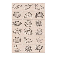Hero Arts® Ink 'n' Stamp Woodblock Sea Life Stamps