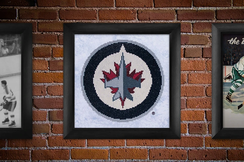 Camelot® Dots NHL Winnipeg Jets Diamond Painting Kit