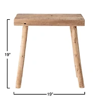 Hello Honey® 19" Reclaimed Wood Stool