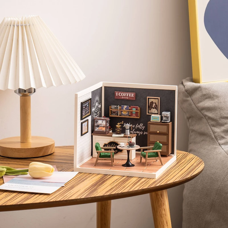 Rolife Daily Inspiration Café DIY Miniature Kit