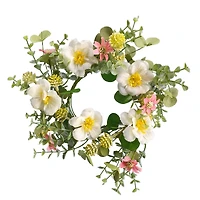 5ft. White & Pink Blossom Coiled Garland by Ashland®