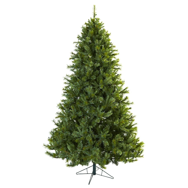 7.5ft. Pre-Lit Majestic Multi-Pine Christmas Tree, Clear Lights