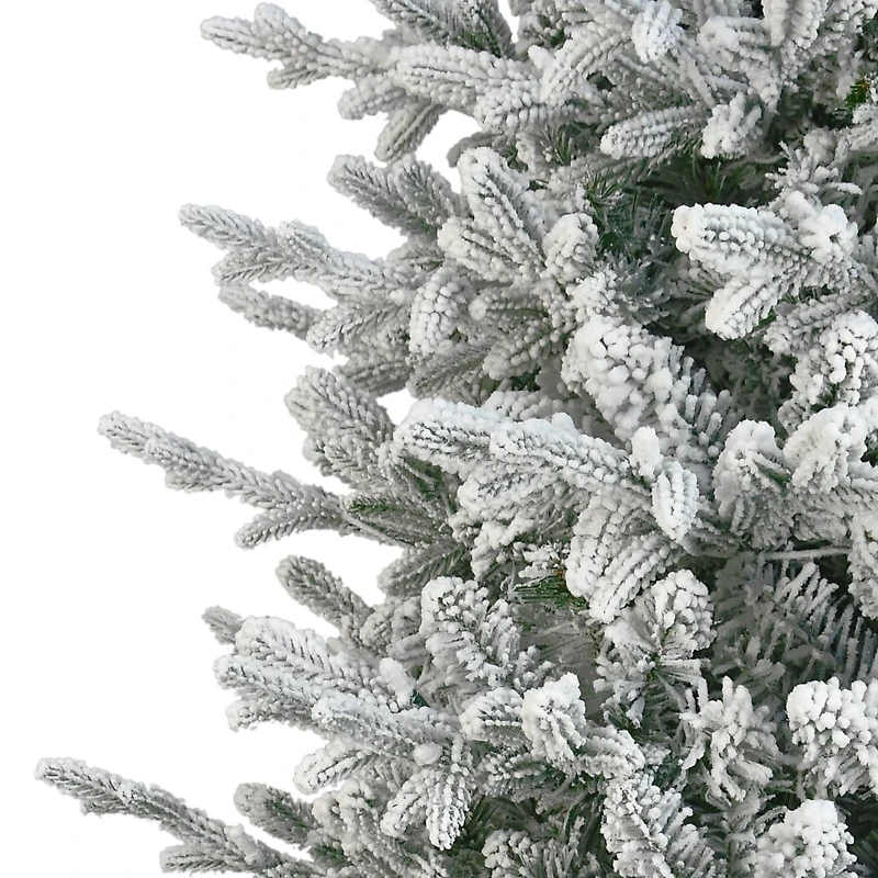 7.5ft. Pre-Lit Boulderwood Spruce Artificial Christmas Tree, Clear Lights