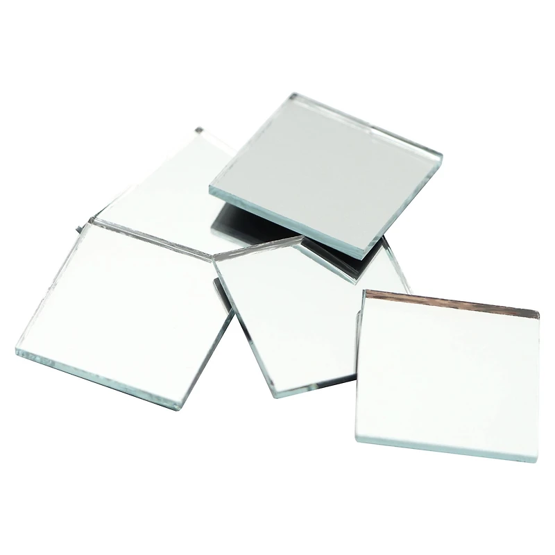 1" Square Glass Mirrors, 50ct. by Make Market®