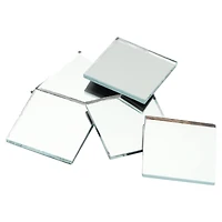 1" Square Glass Mirrors, 50ct. by Make Market®