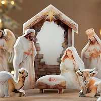 Glitzhome® Christmas Nativity Figurine Set