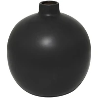 17" Modern Round Ceramic Vase