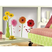 RoomMates Small Gerber Daisies Peel & Stick Wall Decals