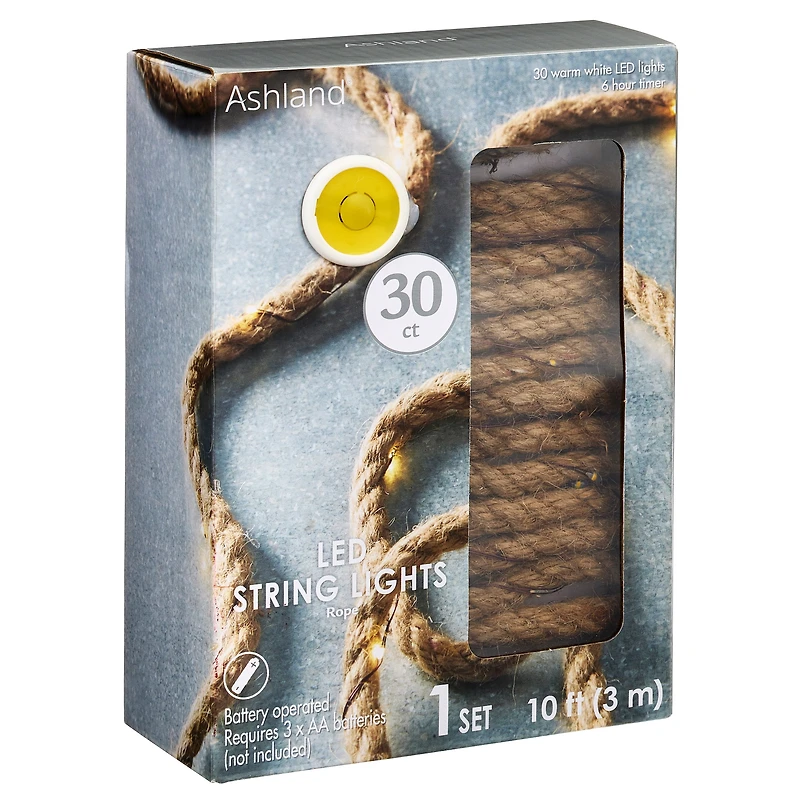 8 Pack: 10ft. LED Rope String Lights by Ashland™