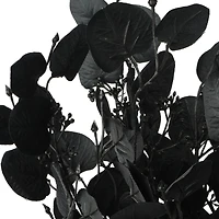 19" Black Eucalyptus Leaf & Berry Bush by Ashland®