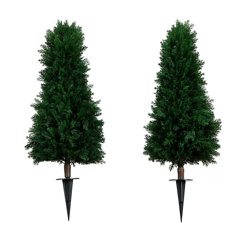 3ft. UV Resistant Cedar Plant Set with Integrated Ground Stake