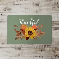 Thankful Fall Sunflower Floor Mat