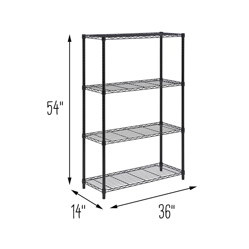 Honey Can Do 4-Tier Adjustable Shelving Unit