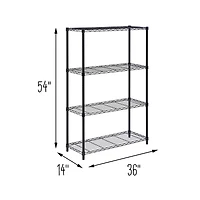 Honey Can Do 4-Tier Adjustable Shelving Unit