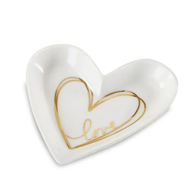 Kate Aspen® Heart Shaped Trinket Dish, 2ct.