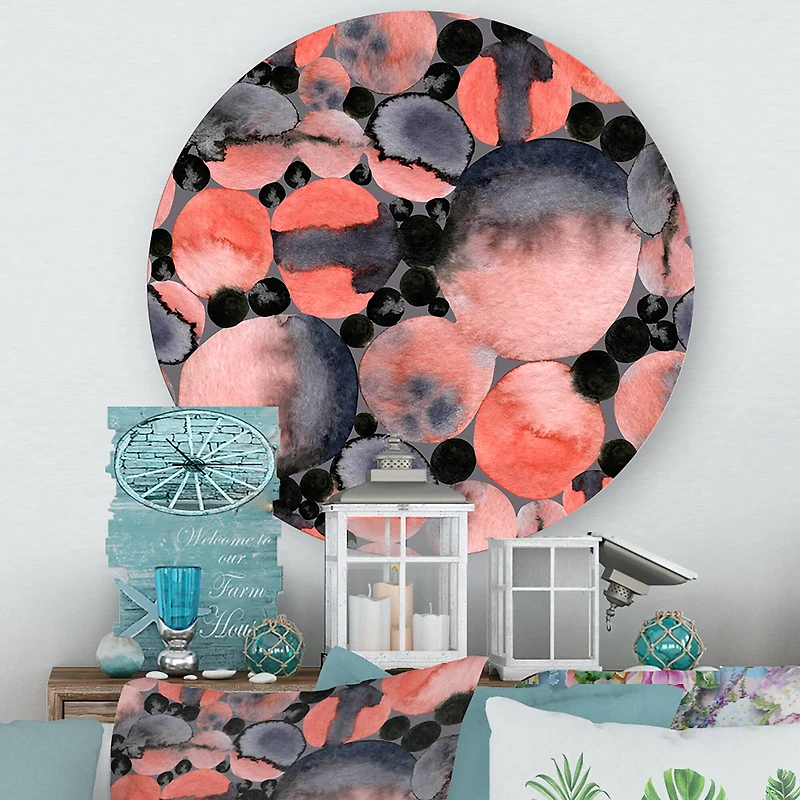 Designart - Abstract Geometric Polka Dots