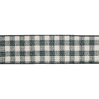 2.5" x 80ft. Green Check Wired Jumbo Ribbon by Celebrate It®
