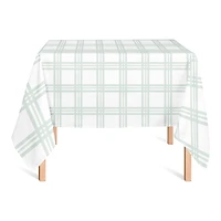 Lucky Green Plaid Tablecloth 58" x 58" Tablecloth