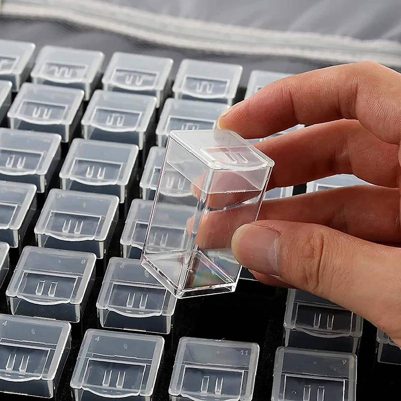 Sparkly Selections Black Diamond Painting Storage Case with Containers