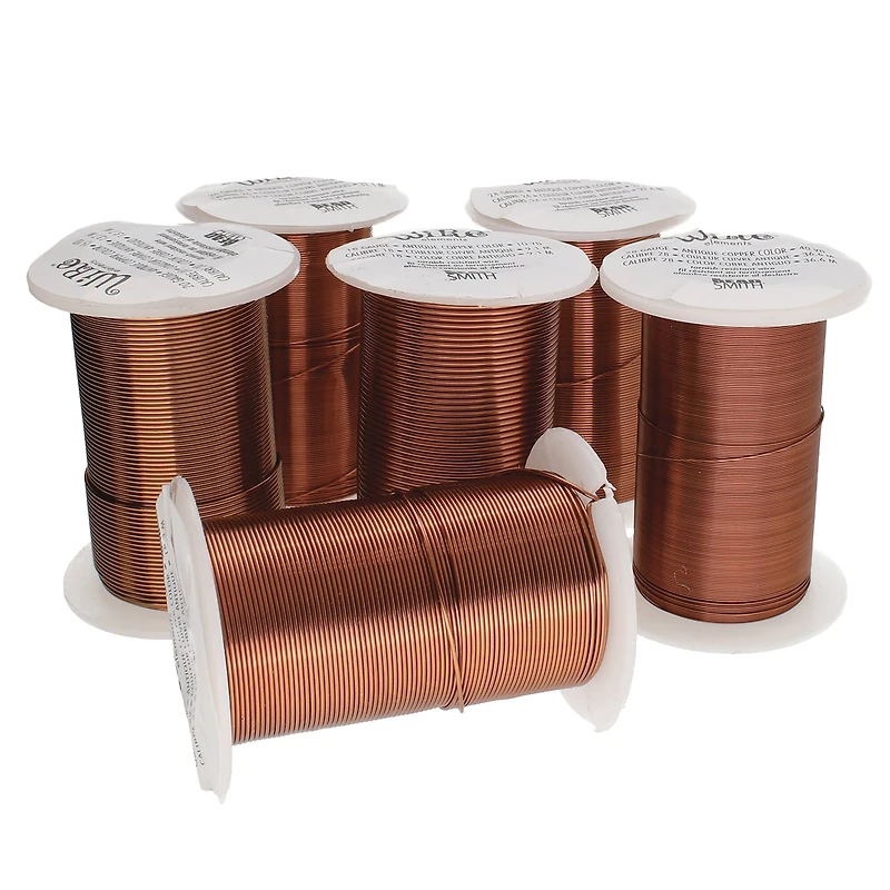 The Beadsmith® Wire Elements™ Tarnish Resistant Medium Temper Assorted Gauge Wire Spools