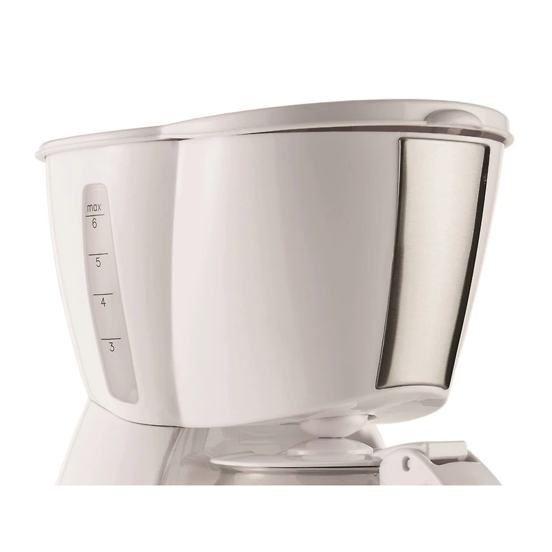 Brentwood 4-Cup White Coffee Maker