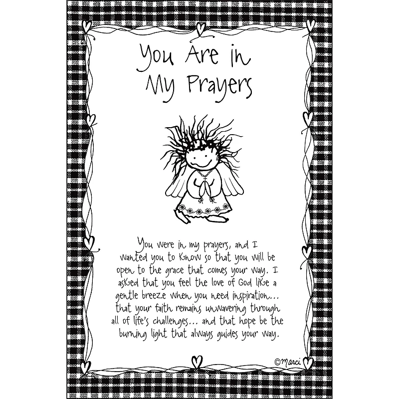 You Are In My Prayers Children of the Inner Marci Plaque with Easel & Hanger
