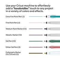 Cricut® Gel Pen Set, Peacock