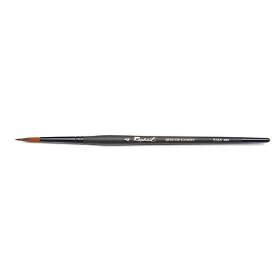 Raphael Stradivarius Synthetic Kolinsky Watercolor Sharp Point Round Brush, Size 4